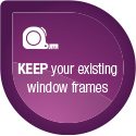 No need to change window frames